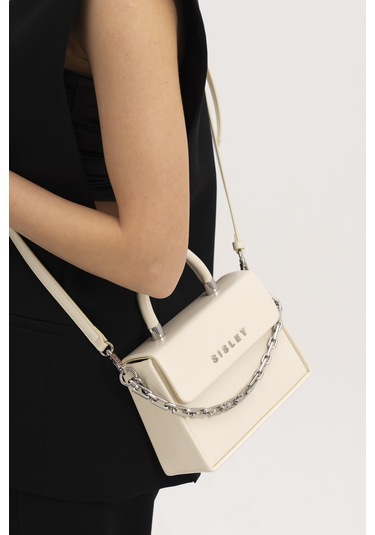 Sisley Kadın El Çantası C.sly 101 Beyaz