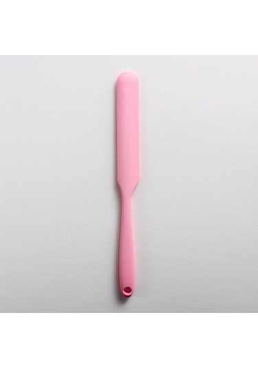 Pembe Küçük 1 Parça Silikon Küçük Uzun Kazıyıcı Pişirme Araçları Tereyağı Kazıyıcı Çikolata Buttercream Karıştırma Bıçağı Kek Spatula