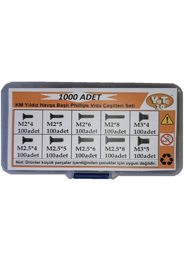 Yate10 Laptop Vida Seti 1000 Adet Kutulu