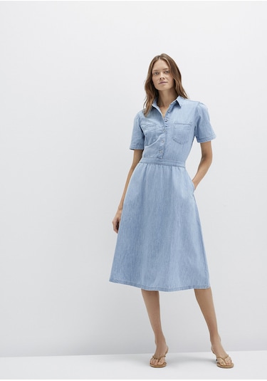 Mavi - Marley Açık Mavi Denim Elbise 1310537-89692 Açık Mavi