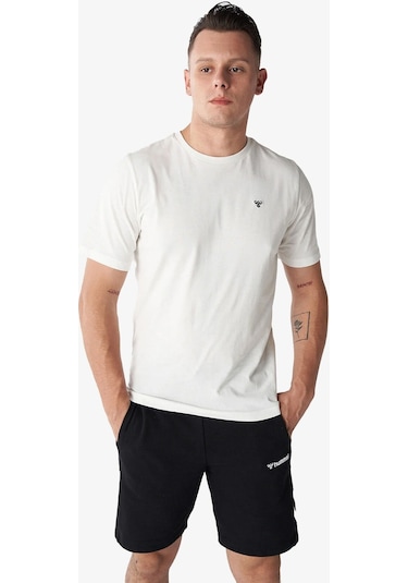 Hummel Hmlt-ic İco Regular Erkek Beyaz T-shirt 911865-9003 Beyaz