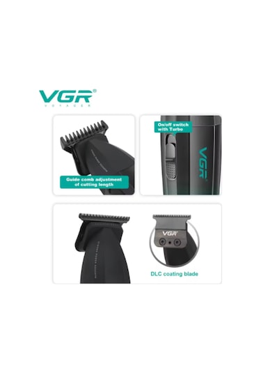 Vgr V-906 DLC T-Blade 9000 Rpm Tıraş Makinesi