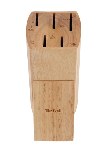 Tefal Fresh Kitchen Ahşap Blok & 5 Parça Bıçak Seti 001 Siyah