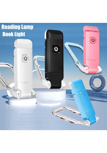 Vkemall Usb Çift Katlı Göz Koruyucu Kitap Işığı - Taşınabilir简约 Okuma Lambası Mavi Diğer