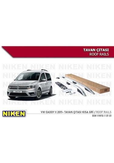 Vw Caddy Tavan Çıtası Port Bagaj Taşıyıcı Gri 2011+