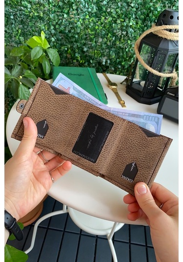 Modica® Montana - Hakiki Deri Minimalist Katlanabilir Cüzdan