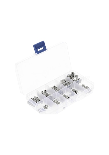 200 Adet Paslanmaz Çelik Soket Vidalar Allen Başlı Soket Altıgen Set Vida Çeşitleri Bardak Nokta Sütun M3-m6/m8 Altıgen Vida Takımı Diğer