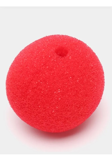 Kırmızı Renk Sünger Palyaço Burnu