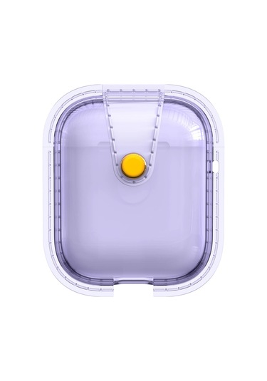 Air-Pods Uyumlu Zore Airbag 33 Darbelere Karşı Dayanıklı Magnetik Kılıf-mor