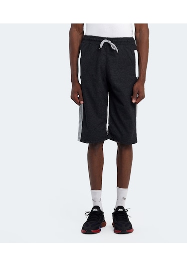 Slazenger NARAYAN IN Erkek Cepli Kapri Siyah Şort