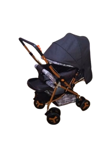 Jusso Dido Comfort Çift Yönlü Bebek Arabası Gold/Gri