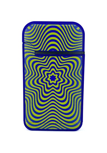 Zengaz Cool Tasarım Jet Alev Çakmak - Abstract Star Lacivert