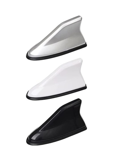 Noktaoto Tüm Araçlara Uyumlu Silikon Tabanlı Shark Köpekbalığı Fin Anten