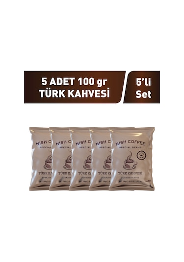 Nish Kahve Türk Kahvesi 5 x 100 G