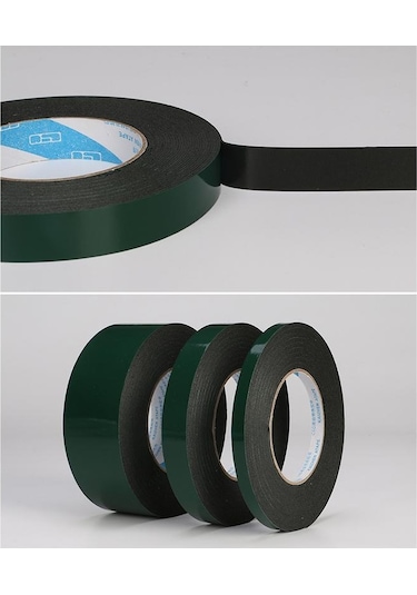 Süper Güçlü Yapışkan Su Geçirmez Darbeye Dayanıklı Yapışkan Çift Taraflı Köpük Bant 10m 10mm 10m