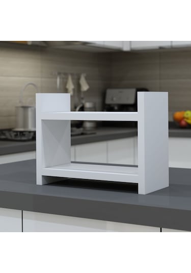 Bicabin Bicabin Denis Pratik Tezgah Üstü Raf, Duvar Rafı, Kavanoz