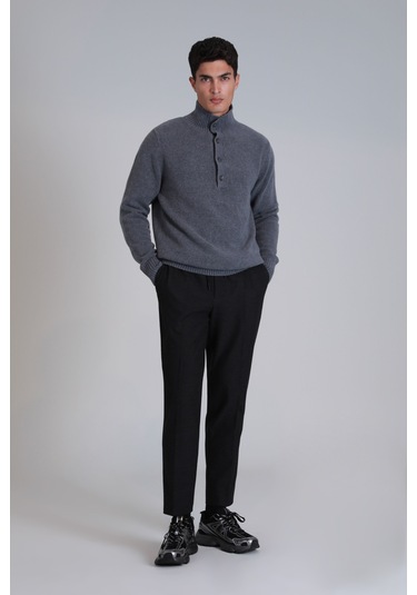 Lufian Bert Erkek Kazak Gri Gri 112090147100150 Gri