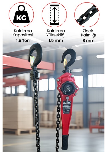 Hubzug 1.5ton 1.5 Metre Gpht15t