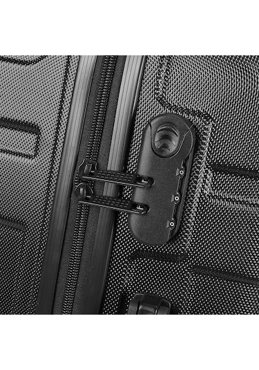 Wexta Wx-1002 Siyah Büyük Boy Valiz Siyah