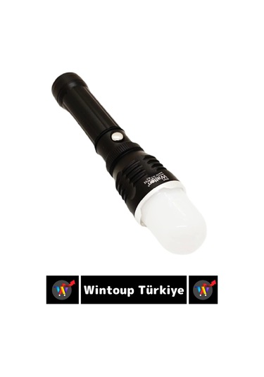 Özel Kamp Avcı Balıkçı Deprem 3 Kademeli Flaşörlü Mıknatıslı Güçlü Beyaz Işık Güvenlik El Feneri Çok Renkli