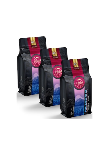 Anisah Nikaragua Filtre Kahve Çekirdek 3 x 250 G