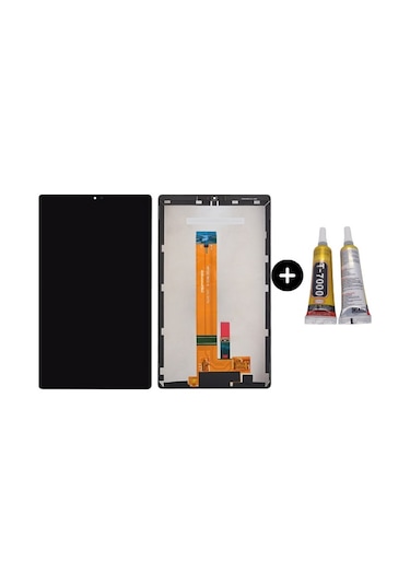 Samsung Galaxy Tab A7 Lite Sm-t220 Uyumlu Dokunmatik Set Siyah + B7000