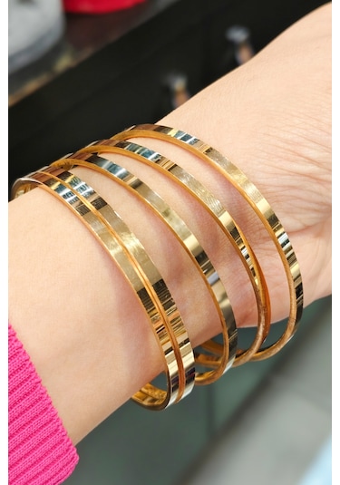 İdeal Sarraf 22 Ayar Altın İşçiliksiz Yatırımlık Bilezik 25 Gr