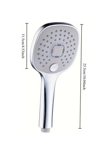 Fastbuy Challenger Yüksek Basınçlı Duş Başlığı 3 Modlu Evrensel, Anti Tıkanan, Şık, Yüksek Su Akışı