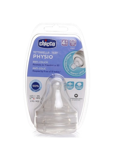 Chicco Yeni Wellbeing Biberon Emziği 4 ay+ Hızlı Akış 2'Li