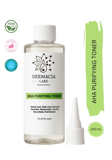 Dermacia Labs Aha Arındırıcı ve Gözenek Sıkılaştırıcı Vegan Tonik 200 ML