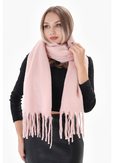 Ritagarcia Premium Soft Buklet Atkı Pembe
