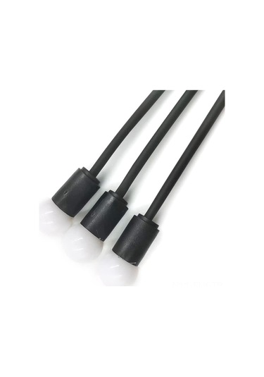 Xindoker Danlıkt Güneş Enerjili Bahçe Aydınlatma, Romantik Ortam İçin Esnek Çubuklu Led Işık Sistemi, Otomatik Açma/kapama, Yağmura Dayanıklı Siyah