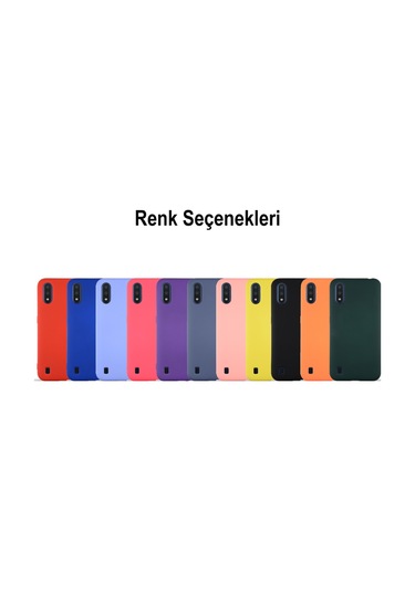 Samsung Galaxy Uyumlu A01 Kılıf İçi Kadife Lansman Silikon Kapak