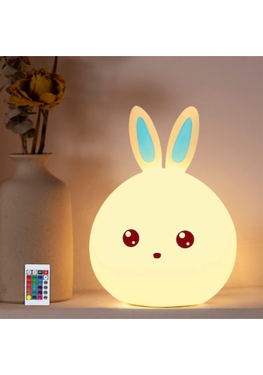 Kawaii Tavşan Lambası, Bebek Gece Lambası, Xixiran Gece Lambası, Dore