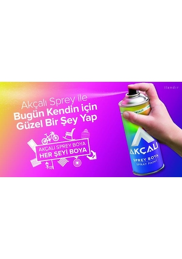 Akçalı 359-metalik Siyah Sprey Boya 400 ML