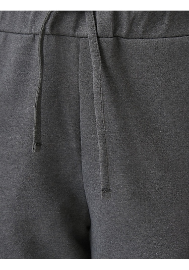 Koton Jogger Eşofman Altı Beli Lastikli Antrasit 2yal48889ok