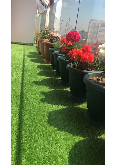 Yapay Çim Ilkbahar 20 Mm Suni Dekoratif Çim Halı M2