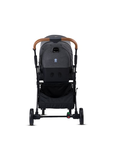 Kraft Juno İ-size Travel Sistem Bebek Arabası / Koyu Gri