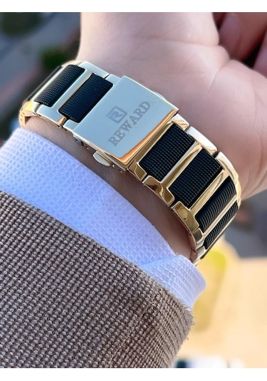 Ea.141136 Reward Çelik Kordon 3 Atm Suya Dayanıklı İç Fonksiyonları Aftif Erkek Kol Saati