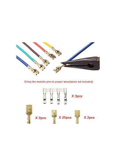 12 Yuvalı Röle Kutusu 6 Atc/ato Standart Sigorta Tutucu Bloğu, 41 Adet Metalik Pimli Evrensel Otomotiv Ve Denizcilik Kullanımı İçin