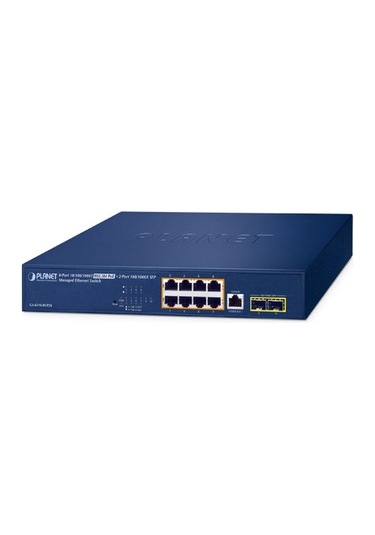 Planet PL-GS-4210-8UP2S 8 Port 10/100/1000T 95 W PoE Yönetilebilir Ethernet Switch