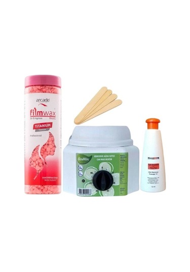 Arcade Filmwax Boncuklu Sir El Ağda 400 Gr Titanium Pudralı Ağda