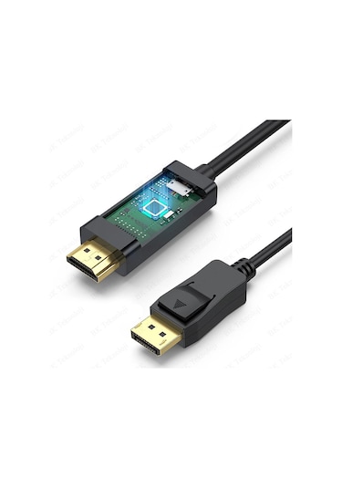 Yüksek Kalite 4k Displayport To Hdmı Dönüştürücü Kablo - 1.8 Metr