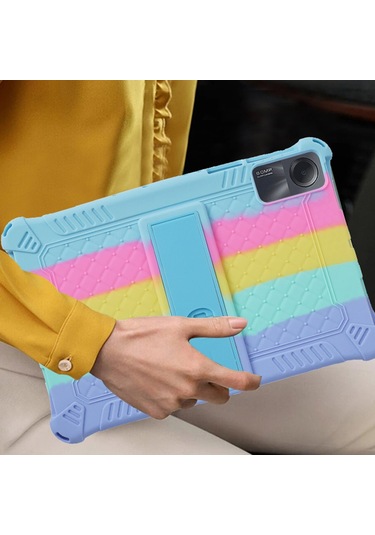 Xiaomi Uyumlu Redmi Pad Se Case Pc+silikon Tablet Kickstand Kılıf Omuz Kayışı