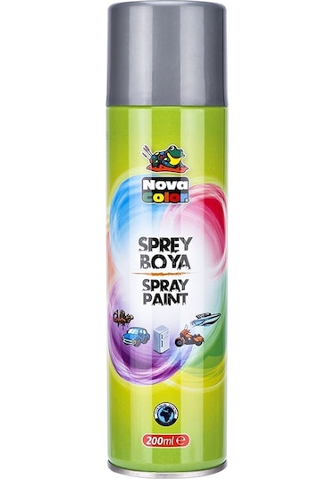 Nova Color Sprey Boya Gümüş Nc-812