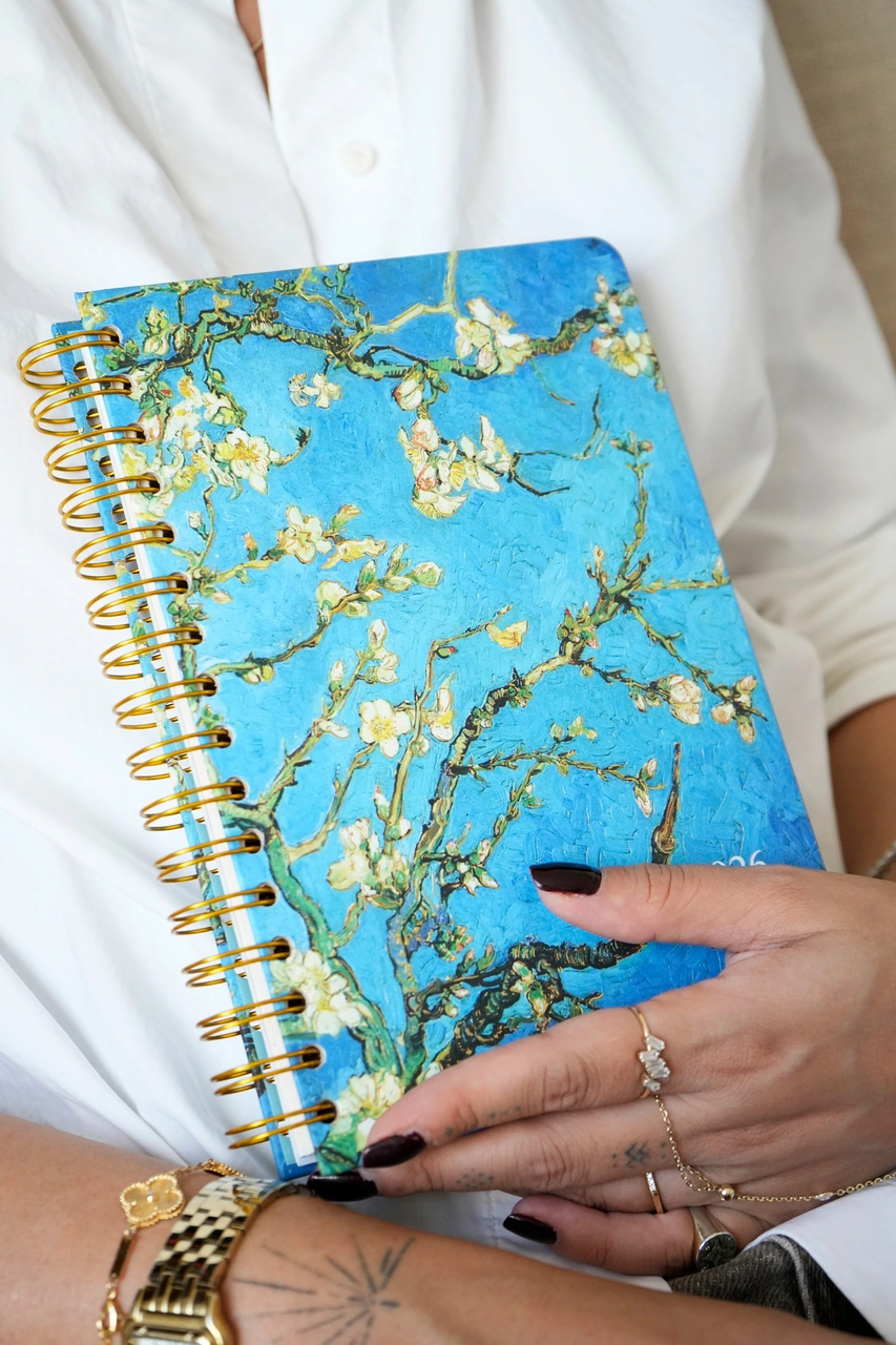 Spiralli Sert Kapak 2026 Günlük Ajanda A5 2541