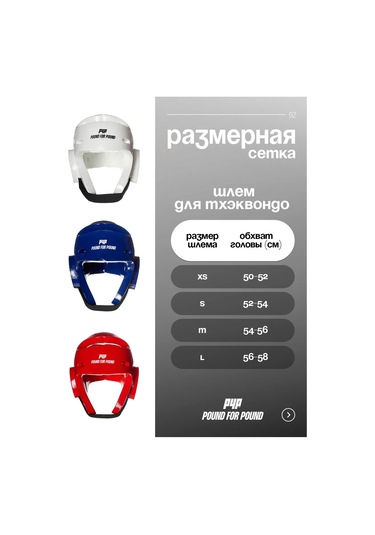 Pound For Pound Açık Tae Kwon Do Kaskı - Koruma Ve Antrenman İçin 231230438 Beyaz