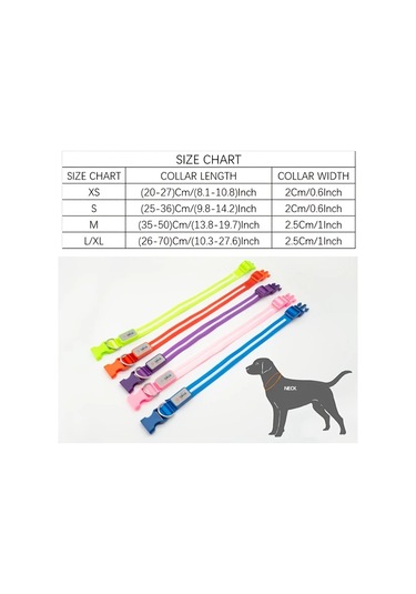 Honeybeeshop 1000 Metre Görüş Mesafeli Şarj Edilebilir Gece Yürüyüşleri İçin Kedi Köpek Tasması Blue M Renk Ve Beden Seçenekleri Altın