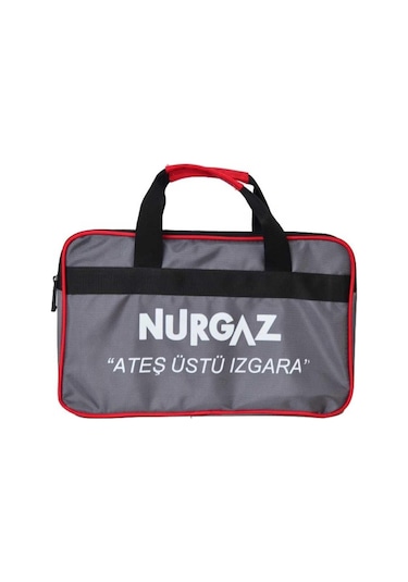 Nurgaz Ateş Üstü Izgara Orta Boy + Taşıma Çantası Siyah