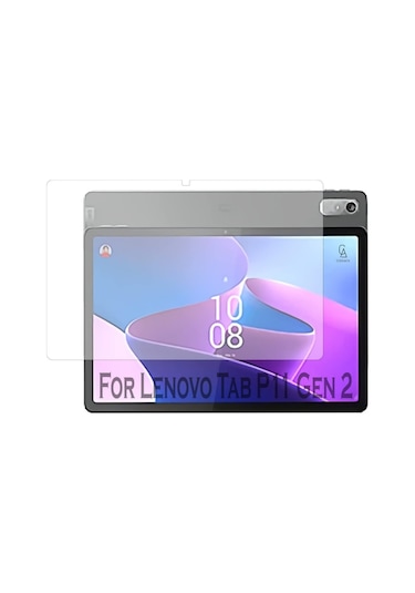 Lenovo Tab P11 2.nesil 11.5 İnç Tb-350fu Dönebilen Standlı Tablet Kılıfı + Ekran Koruyucu + Kalem Kapaklı Kılıf